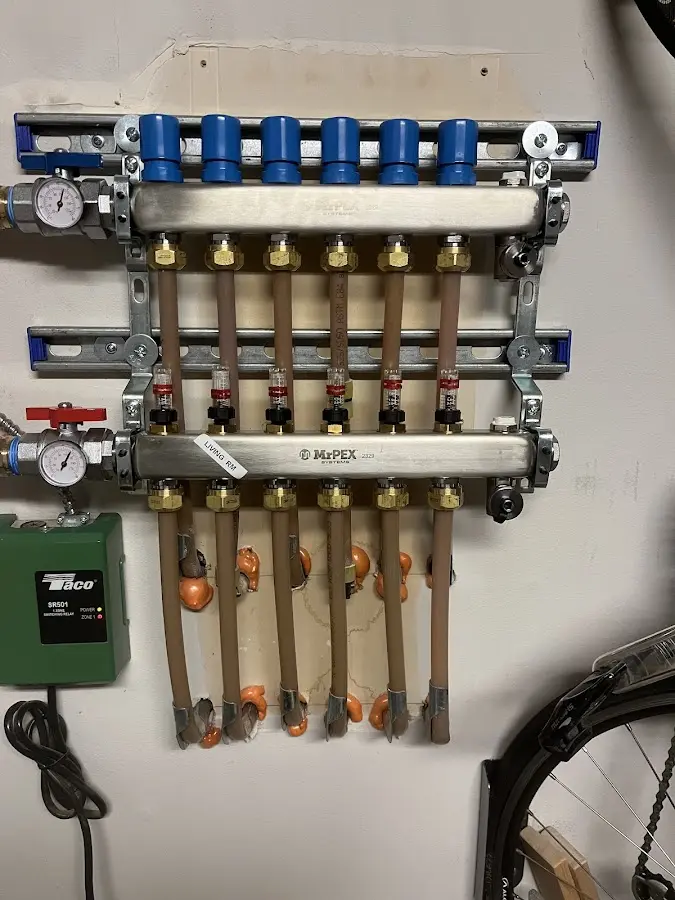 Plumber performing Gas Line Installation at a residential property in Fort Morgan